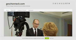 Desktop Screenshot of geschonneck.com